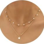 Gold Pearl Necklace for Women